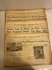1938   1939 1941 STAMFORD ADVOCATE NEWSPAPER picture