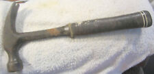20 oz Estwing straight Claw Hammer Leather Wrapped Carpenter Tool VTG USA picture