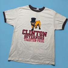 Vintage 1980s Champion DeWitt Clinton Governors Tshirt Bronx High School Large picture