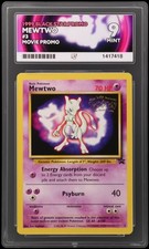 1999 Pokémon TCG Mewtwo Black Star Promo #3 Movie Promo Holo English ACE 9 picture