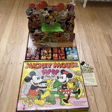 VTG.1974 MICKEY MOUSSE POP-UP COLORFORMS PLAY SET COMPLETE -A picture