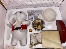 Christmas Rare 2002 Pillsbury Doughboy Porcelain Santa from the Danbury Mint NIB picture