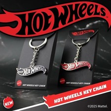 Hot Wheels Logo Car Keychain Mini Pendant Ring Chain Toy Vehicle Gift picture