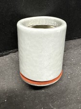 Glazed Porcelain Medium Base Socket w/Screw Terminals & Metal Cap 1/8 IPS picture