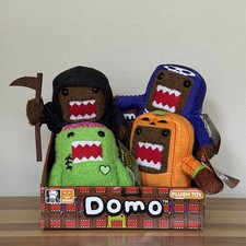 2026 DOMO Domo-Kun Target Halloween Costume Plushies Complete Set Of 4 Plush NWT picture