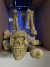 Vintage Gemmy Halloween Animated Haunted Wind Chimes Lights Up 2003 Works Great picture