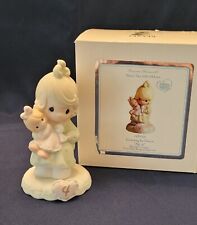 Precious Moments Growing In Grace Blonde Figurine ~ Age 4 ~ 136239 picture