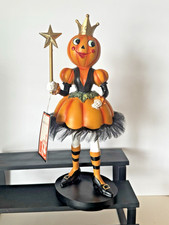 Bethany Lowe Style Halloween Pumpkin Princess Figurine picture