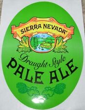 SIERRA NEVADA BREWING Draught Style Pale Ale Oval STICKER decal craft beer chico picture