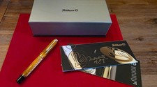 Pelikan Souveran M600 Vibrant Orange Special Edition Fountain Pen 14K Medium Nib picture