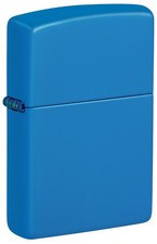 Zippo Classic Sky Blue Matte Windproof Pocket Lighter, 48628 picture