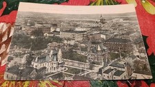 1908 Dubuque IA Bird's Eye View Downtown  Colorized Commercial Photo Postcard  picture