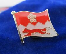 Leicestershire County England Flag Enamel Lapel Pin Badge - FREE UK POSTAGE picture