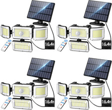 Solar Outdoor Lights Motion Sensor 3500LM 288 LED Solar Security Lights with Rem picture