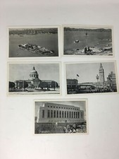 San Francisco CA Lot of 5 White Border Vintage Postcards Unused picture