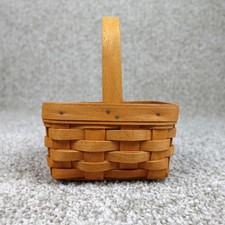 Longaberger 1995 Horizon of Hope Basket American Cancer Society Handwoven Maple picture