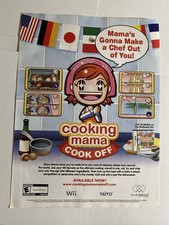 Cooking Mama Cook Off Wii Print Ad Poster Vintage Wall Art picture