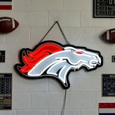 US STOCK Denver Broncos LED Neon Sign 16