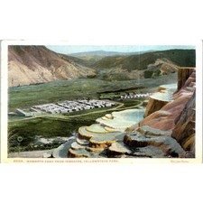 Mammoth Camp From Terraces 1922, Yellowstone Park Original Postcard P2-5 picture