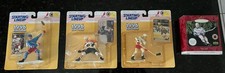 Starting Lineup 1996 NHL Boxed Figures Messier/Lindros/Leetch + Hallmark Gretzky picture