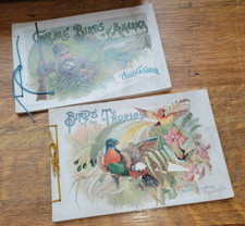 VTG 1889 ALLEN & GINTER Tobacco card albums GAME BIRDS & BIRDS OF THE TROPICS picture