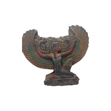 Rare Antique Ancient Egyptian Statue Stone Goddess Isis Winged Stone Pharaonic picture