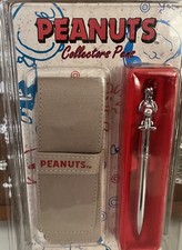 Vintage Peanuts Snoopy & Woodstock Collector's Pen With Case In Original Package picture