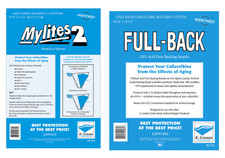 Large Comic E Gerber Mylites 2 Mil 50 sleeves  Mylar Bags & 50 Full Back Boards picture