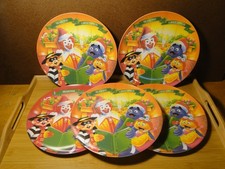 McDonalds Plates Season Greetings Christmas Lot of 5 Grimace Hamburglar picture