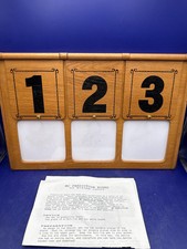 Mikame Craft Prediction Board – Vintage Wooden Stage Mentalism Board picture