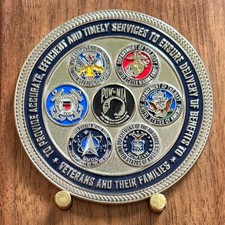 Washtenaw County VA Military Branch POW MIA Veteran Support Challenge Coin  1#39 picture