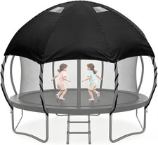 Trampoline Cover 8-10FT Waterproof Heavy Duty – All-Weather Outdoor Dome Tent wi picture