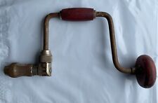 Vintage Bit Brace Hand Drill Antique Carpentry Woodworking Tool picture