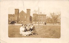 J59/ Buffalo New York RPPC Postcard c1910 Niagara Street Women 77 picture