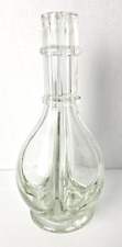 Vintage Clear Glass 4 Compartment Decanter  Made in France picture