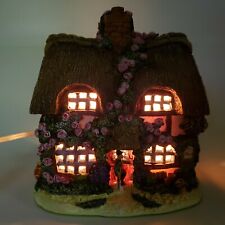 Vintage 1995 Lilliput Lane Foxton Folk Dr. Bakers Surgery by Kay Baker Lighted picture