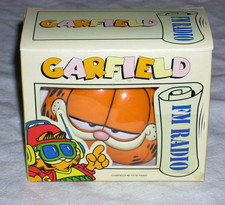 1978 Garfield Vintage Portable FM Radio New In Opened Box Tested picture