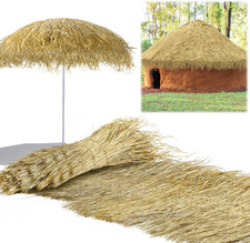 2 Pcs 40 in X 20 Ft Mexican Straw Roof Thatch Artificial Palm Thatch Rolls Duck picture
