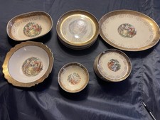 Vintage Crest O Gold Sabin Warranted 22K With Matching Pieces. picture