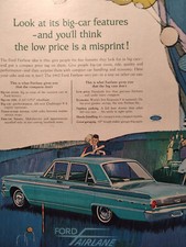 1962 LOOK Ad Advertisement FORD FAIRLANE Right Size Right Price picture