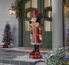 Disney 5Ft LED HOLIDAY MINNIE MOUSE NUTCRACKER NEW SEALED BOX 2025 Home Depot picture