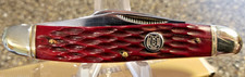 Rough Rider RR205, Large Stockman Red Jigged Bone, 3-7/8