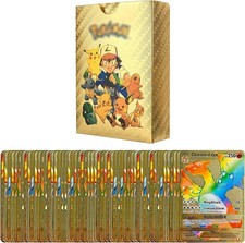 55 Pack Foil Multi-Color Card TCG GX Vmax GX Card Charizard Rare Pokémon Card US picture