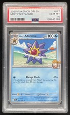 2025 Pokemon Destined Rivals #047/182 Misty's Starmie PSA 10 picture