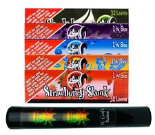 Skunk Variety Rolling Papers 1.25 5 Packs & Child Resistant Tube picture
