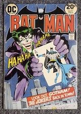 Batman #251 (1973) Joker Neal Adams Denny O'Neil Classic Cover DC Comics picture