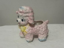 Vintage Relpo Pink Lamb Planter Ceramic Baby Nursery Japan Samson Import Co picture