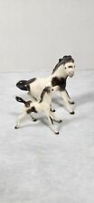 Retired Hagen Renaker Pinto Mustang Stallion Turning & Foal Baby Horse Ceramic  picture