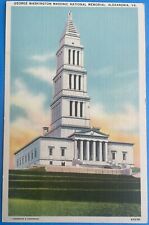 Vintage George Washington Masonic Memorial Postcard - Alexandria VA, Colorchrome picture