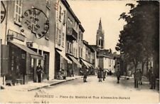 CPA Amberieu Place du Marche and Rue Alexandre Berard FRANCE (1335061) picture